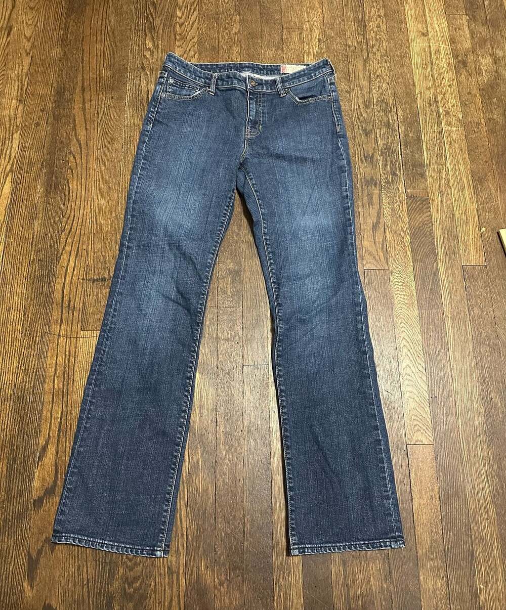 Vintage Y2K Gap Classic Fit Stretch Dark Wash Denim Jeans Women's Size 8L